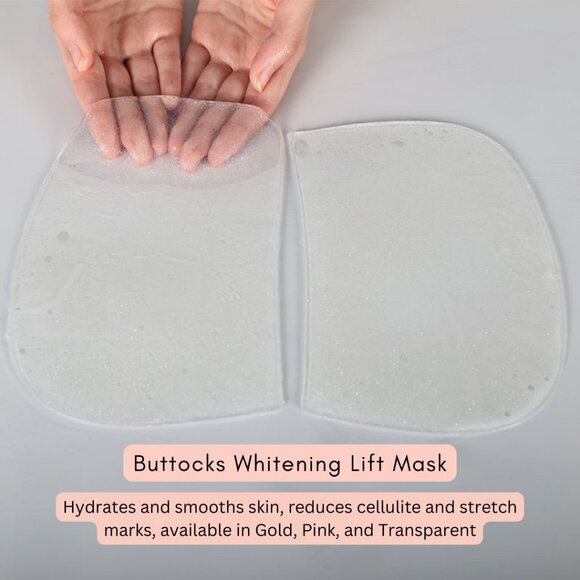 Gold 24k collagen neck mask  & Buttocks Mask Whitening Lift Collagen Pack1 Combo - Picture 2 of 10